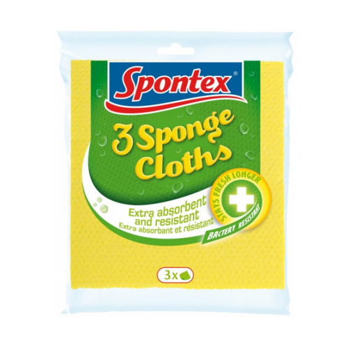 Spontex Салфетка губчатая Sponge Cloths (упаковка 3 шт)